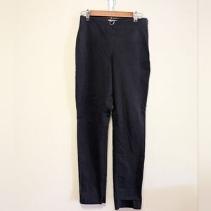 Everlane Women’s Black Tailored Stretch Pants Size 4 Thick Structured Workwear